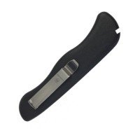Накладка на ніж Victorinox 111мм black задня без штопора з затиском (Ha)