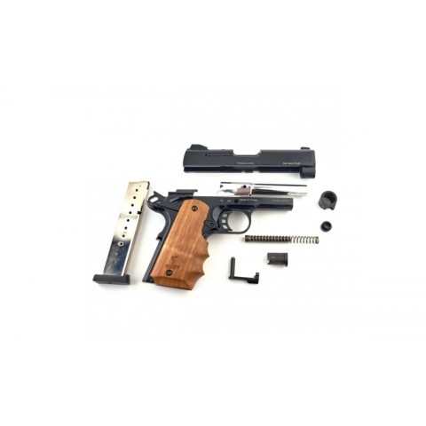 Стартовий пістолет Kuzey 911-SX#4 Black/Brown Wooden Grips
