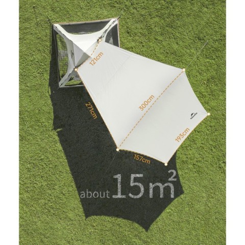 Намет чотиримісний із тентом автоматичний Naturehike Ango CNK2550WS010, сірий