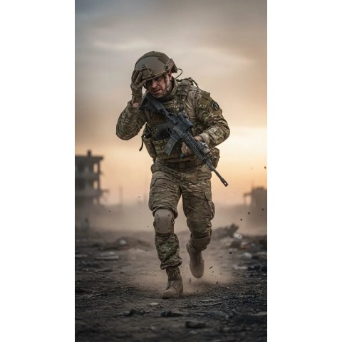 Шлем Alpine Crown Bulletproof Helmet Fast Tweron Kevlar L койот