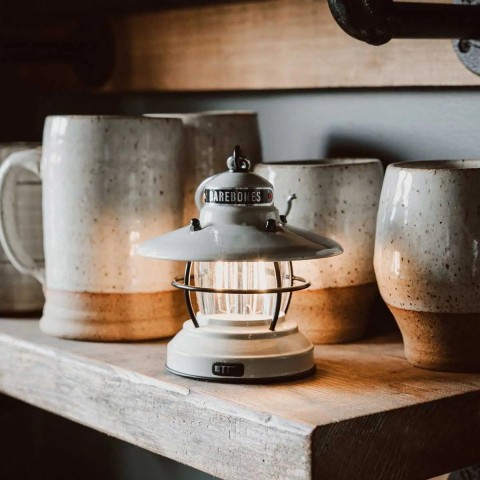 Фонарь кемпинговый Barebones Edison Mini Lantern 2AA/USB Vintage White
