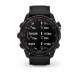 Смарт-часы Garmin Descent Mk3i (51 мм) карбоново-серые DLC титановые с черным силиконовым ремешком