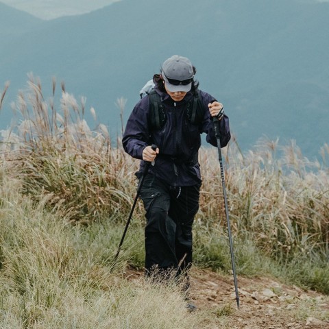 Трекінгова палиця Naturehike CNK2450DS017, 130 см, чорна