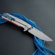 Ніж складаний туристичний Ruike P801-J, (8.6 см) 14C28N /  G10 помаранчевий