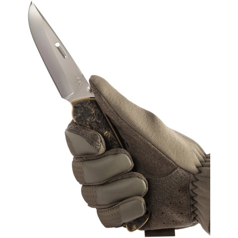 Нож Rockstead Higo II X-CF-ZDP Dark Matter Gold