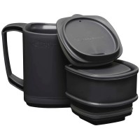 Термокружка RidgeMonkey ThermoMug DLX Brew Set Grey с набором емкостей