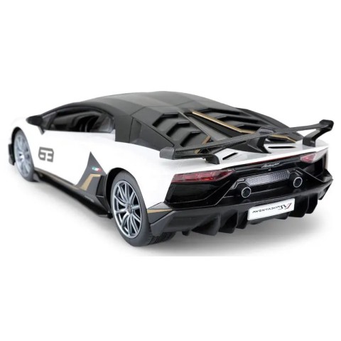Машинка Rastar Lamborghini Aventador SVJ (96070) на радиоуправлении. 1:14. Белый