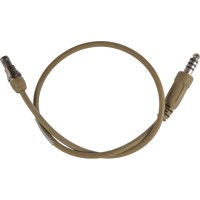 Адаптер-кабель Ops-Core AMP U174 Downlead Mono Binaural 21. Tan