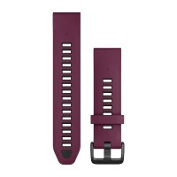 Ремінці для годинника Garmin QuickFit 20 силіконові мерло/графітові