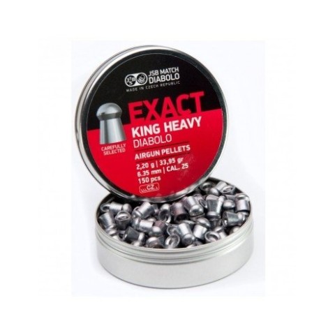 JSB King Heavy, 6,35 мм, 2,2 г, 150 шт