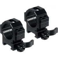 Кільця Leapers UTG MAX STRENGTH QD 30 мм Low. Сплав. Weaver