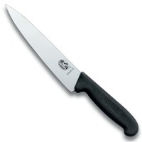 Нож кухонный разделочный Victorinox Fibrox 19 см, черный