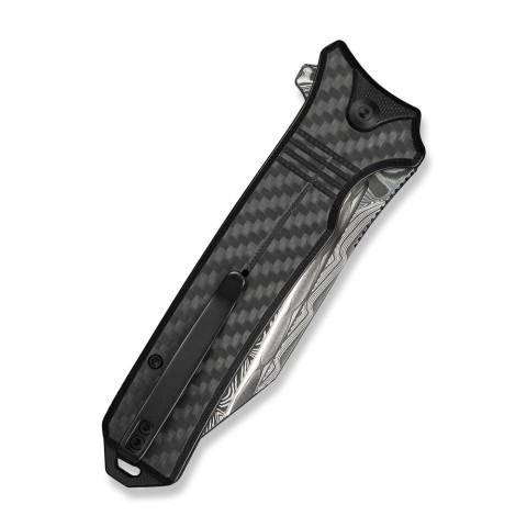 Ніж складаний туристичний Civivi Neurohaptic, (9.5 см) Damascus / Carbon Fiber & G10