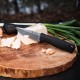 Ніж фіксований туристичний Ganzo G807 (8.8 см) 9CR14 / PP+TPR чорний з чохлом