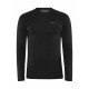 ADV WOOL MERINO RN LS M BLACK L