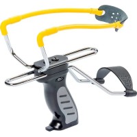 Рогатка Man Kung MK-SL06BK с упором ц:черный/желтый