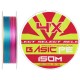 Шнур Select Basic PE Multicolor 150m #0.5/0.08mm 8lb/4kg