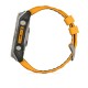 Смарт-часы Garmin fenix 8 AMOLED (51 мм) Sapphire титан оранжевый/графит