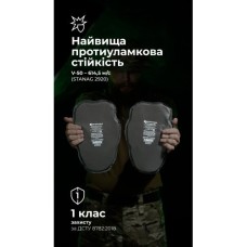 Балістичні пакети в наколінники для бойових штанів Crye Precision G3 (1 клас | 27×18 см | 2 шт. | 250 г) ТМ Балістика