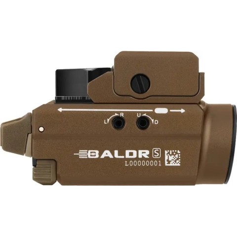 Ліхтар з ЛЦВ Olight Baldr S Green Laser Desert Tan