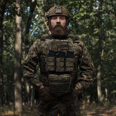 Сумка-напашник Ukrarmor PRO. Розмір L (16х28 см). Матеріал Cordura 500D Піксель