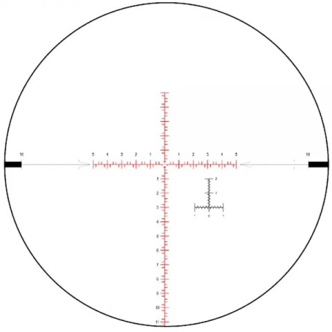 Приціл Nightforce NX8 2.5-20x50 F1 ZeroS Dig PTL. Сітка Mil-C з підсвіткою