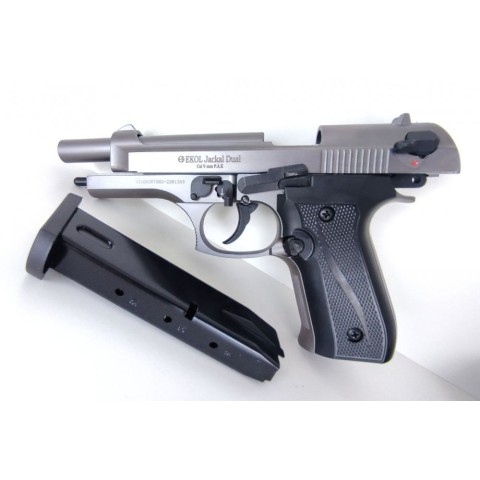 Пистолет стартовый Ekol Jackal Dual AUTO Fume
