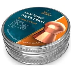 Кулі пневматичні H&N Field Target Trophy Power, кал. 4.5 мм, 0.57 г. 300 шт., мідне покриття