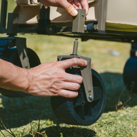 Складаний легкий кемпінговий візочок Naturehike CNK2350JJ012, 50 л, чорний