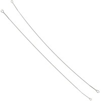 Поводок Select струна №1 15cm 10kg мал. скрутка запаяна (2шт/уп)