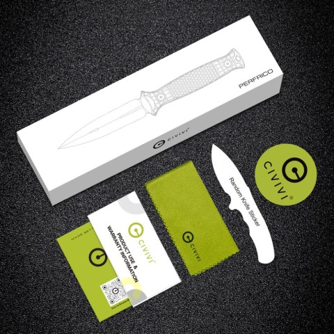 Ніж фіксований Civivi Perfrico C23026-2 з чохлом