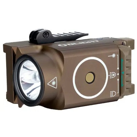 Ліхтар з ЛЦВ Olight Baldr Mini Green Laser Desert Tan