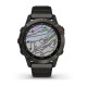 Смарт-часы Garmin fenix 6 Pro Solar Edition титановые углеродно-серые DLC с титановым DLC ремешком