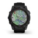 Смарт-часы Garmin fenix 7X Sapphire Solar черные титановые DLC с черным ремешком