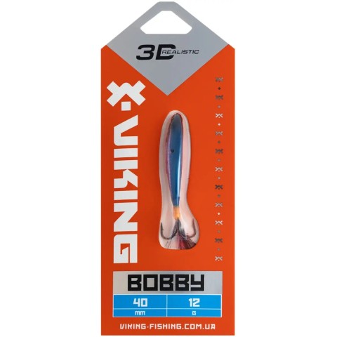 Бокоплав Viking Fishing Bobby 40mm 12.0g #01 Blue Glam