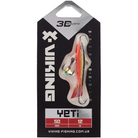 Балансир Viking Fishing Yeti Ice Jig 50mm 12.0g #10 Golden Dark