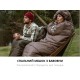 Спальник з капюшоном Naturehike U150 NH20MSD07, (11°C), правий, коричневий