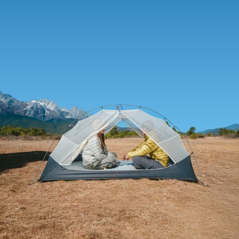 Намет надлегкий двомісний Naturehike Mongar CNK2550WS016, 15D, сiрий