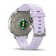 Смарт-часы Garmin Venu 4 (41 мм) серебристый с силиконовым ремешком барвинкового цвета