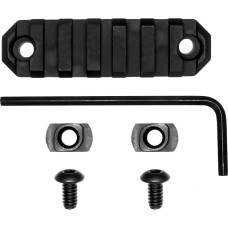 Планка GrovTec M-LOK Picatinny 7 slots 7,5 см ц:black