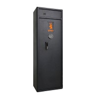 Сейф збройовий SPIKA, великий, дод. зовнішнє відділення, ел.замок, 150х52х36 см, 74 кг