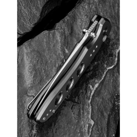 Ніж складаний туристичний Civivi Hyperpulse, (8.9 см) 14C28N / Aluminum сірий