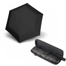 Парасоля Knirps X4U Black Мех/Складана/6спиць /D90x21см з EVA чохлом