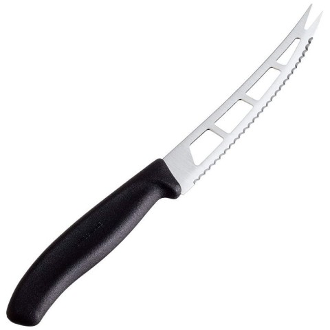 Кухонний ніж Victorinox SwissClassic Butter&Cheese лезо 13см хвил. з чорн. ручкою (блістер)