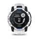 Смарт-годинник Garmin Instinct 3 (45 мм) Solar білий камінь/білий/синя блискавка