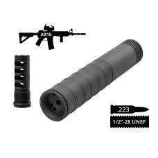 Газорозвантажений розбірний пбс 2в1 з ДГК AFTactical S44GM24 .223 1/2
