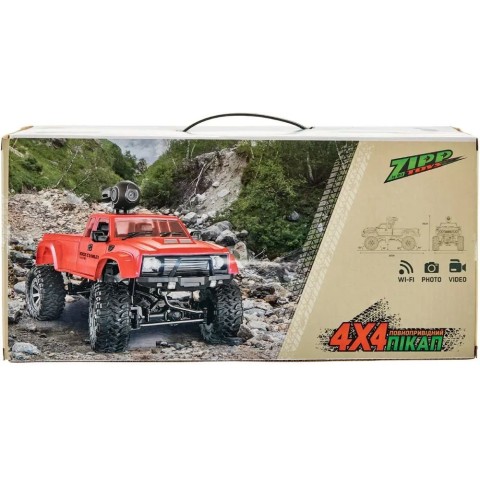 Машинка ZIPP Toys 4x4 - повнопривідний пікап з камерою. Колір – червоний