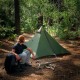 Намет надлегкий із гострою верхівкою Naturehike NH17T030-L, темний зелений