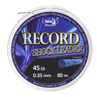 Шоклидер Katran Record Braided Shock-Leader 80m 0.35mm 45lb (dark green )