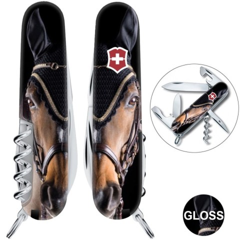 Складаний ніж Victorinox SPARTAN ZODIAC Королівський кінь 1.3603.3.Z5290pk